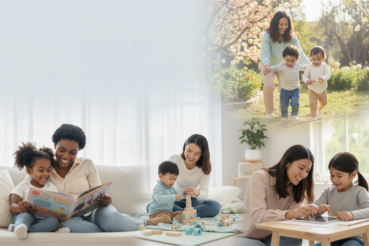 Hero Banner - Diverse Mothers and Children